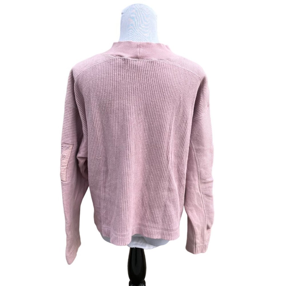 Vintage Women‎ Sweater Top Battenburg Lace Lilac Purple Large Cottagecore Boho - Picture 3 of 9